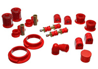 Thumbnail for Energy Suspension 00-04 Ford Focus Red Hyper-flex Master Bushing Set