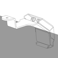 Thumbnail for Go Rhino SRM Rack Rain Gutter Mount Kit - 4pc. (Mounts to Factory Rain Gutter/Drip Rail)