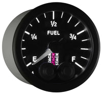Thumbnail for Autometer Stack 52mm 0-280 Ohm Programmable Pro-Control Fuel Level Gauge - Black