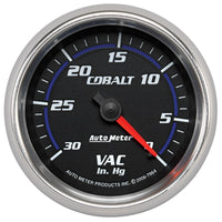 Thumbnail for Autometer Cobalt 2-5/8in. / 0-30 IN HG / Mechanical Vacuum Gauge