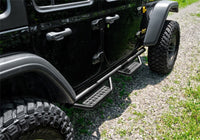 Thumbnail for N-Fab RS Nerf Step 07-18 Jeep Wrangler JK 4DR - Full Length - Tex. Black