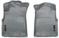 Thumbnail for Husky Liners 05-15 Toyota Tacoma Crew/Extended/Standard Cab WeatherBeater Front Grey Floor Liners