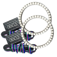 Thumbnail for Oracle Dodge Challenger 08-14 LED Waterproof Fog Halo Kit - ColorSHIFT SEE WARRANTY