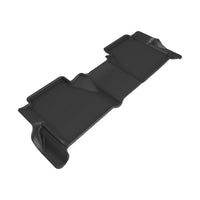 Thumbnail for 3D MAXpider 22-23 Nissan Frontier Crew Cab (w/ Subwoofer) Kagu Floor Mat 2nd Row - Black