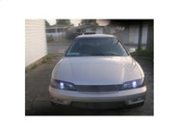 Thumbnail for Spyder Honda Accord 94-97 1PC Projector Headlights LED Halo Amber Reflctr Blk PRO-YD-HA94-AM-BK