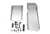 Thumbnail for Rugged Ridge 18-23 Jeep Wrangler JLU 4dr Alum. Skid Plate for Gas Tank/Exhaust - Tex. Blk