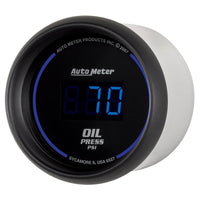 Thumbnail for Autometer Cobalt Digital 52.4mm Black 0-100psi Oil Pressure Gauge