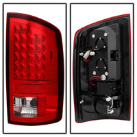 Thumbnail for Spyder Dodge Ram 07-08 1500/Ram 07-09 2500/3500 LED Tail Lights Red Clear ALT-YD-DRAM06-LED-RC