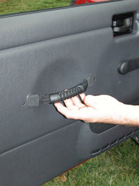 Thumbnail for Rugged Ridge Door Pull Straps Black 97-06 Jeep Wrangler