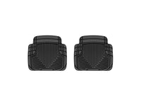 Thumbnail for WeatherTech 99 BMW M3 Convertible Rear Rubber Mats - Black