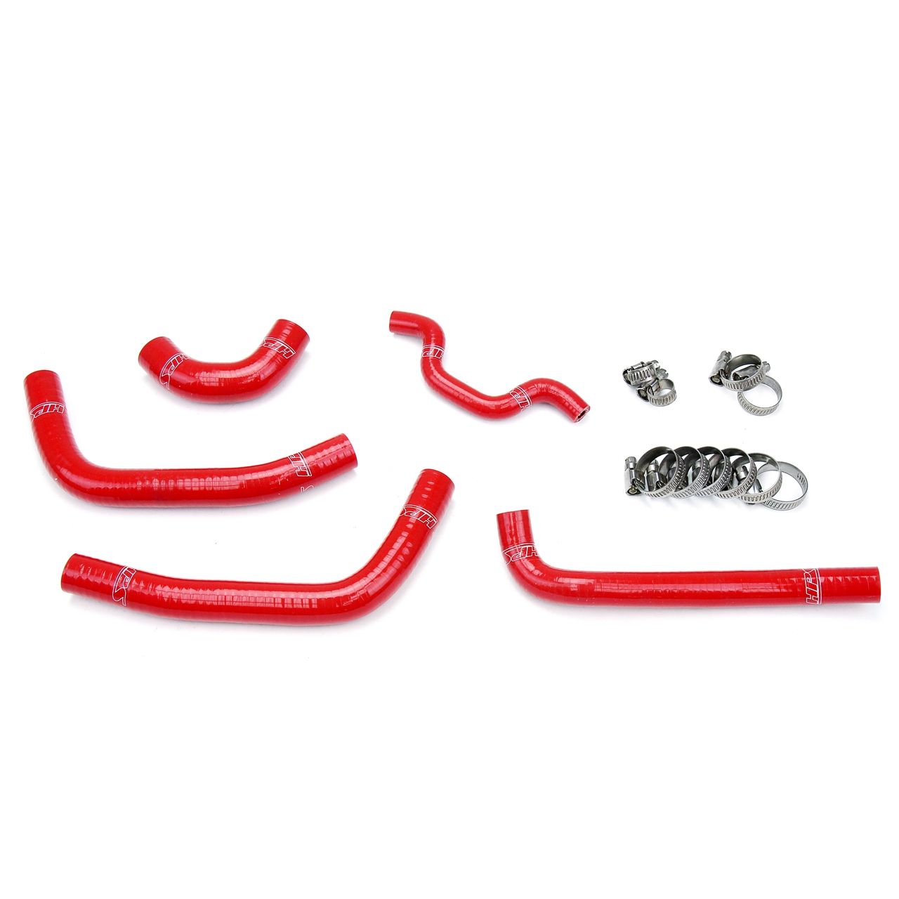 HPS Red Reinforced Silicone Radiator Hose Kit Coolant for Kawasaki 09-10 KX250F