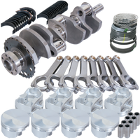 Thumbnail for Eagle Chevy LS2 403ci Flat Top Piston 24 Tooth Reluctor 4in Strk 6.125in Rod Len Rotating Assembly