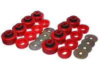 Thumbnail for Energy Suspension 07-10 Chevy K2500/3500HD Body Mount Set - Red