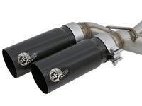 Thumbnail for aFe Rebel Series Exht 3in SS Middle Side Exit CB w/ Black Tips 11-14 Ford F150 Ecoboost V6 3.5L (tt)