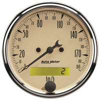 Thumbnail for Autometer Antique Beige 5-Gauge Kit 3-1/8in Electrical Speedometer 190KPH
