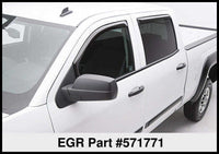 Thumbnail for EGR 14+ Chev Silverado/GMC Sierra Crw Cab In-Channel Window Visors - Set of 4 (571771)