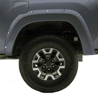 Thumbnail for EGR 16+ Toyota Tacoma w/Mudflap Bolt-On Look Color Match Fender Flares - Set - MagneticGray