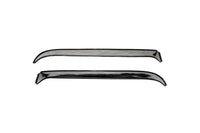 Thumbnail for AVS 76-93 Dodge Ramcharger Ventshade Window Deflectors 2pc - Stainless