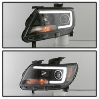 Thumbnail for Spyder 15-17 Chevy Colorado Projector Headlights - Light Bar LED - Black (PRO-YD-CCO15-LBDRL-BK)