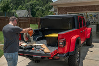 Thumbnail for Rugged Ridge Armis Hard Folding With LINE-X Bed Cover 2020 JT