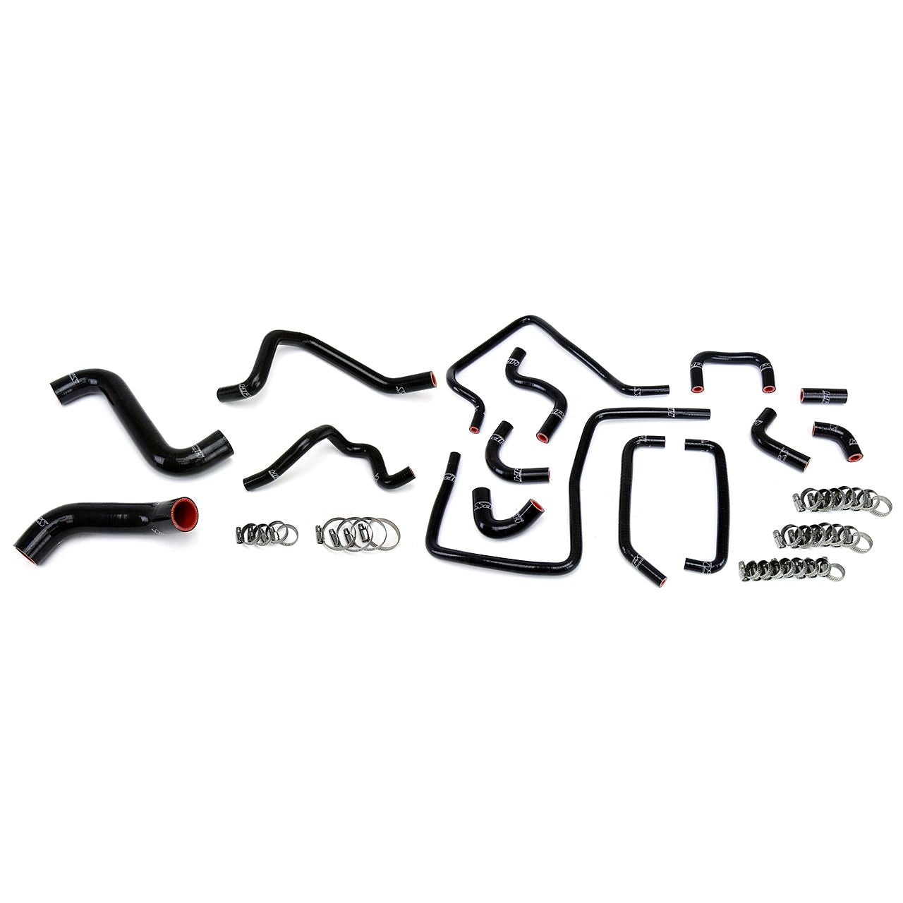 HPS Black Reinforced Silicone Radiator, Heater and Ancillary Hose Kit Coolant for Subaru 2005 Impreza WRX 2.0L Turbo