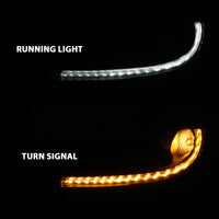 Thumbnail for ANZO 2005-2013 Chevy Corvette Projector Plank Style Switchback H.L. Black Amber