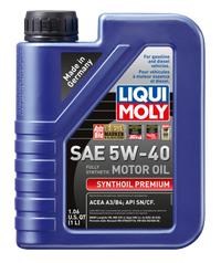 Thumbnail for LIQUI MOLY 1L Synthoil Premium Motor Oil SAE 5W40