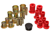 Thumbnail for Energy Suspension 73-74 Camaro / 73 GrandAm/GrandPrix Red Control Arm Bushing Set - Complete Set