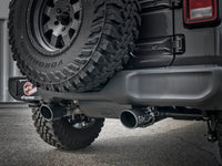 Thumbnail for aFe Rebel Series 2.5in 409 SS Cat-Back Exhaust w/ Black Tips 18-19 Jeep Wrangler (JL) V6 3.6L