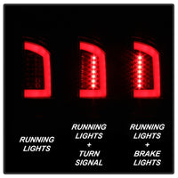Thumbnail for Spyder 03-06 Dodge Ram 2500/3500 V3 Light Bar LED Tail Light - Red Clear (ALT-YD-DRAM02V3-LBLED-RC)