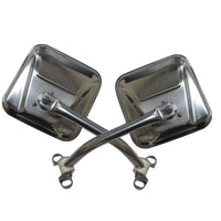 Thumbnail for Rampage 1976-1983 Jeep CJ5 Mirror Kit - Stainless