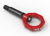 Thumbnail for aFe Control Front Tow Hook Red BMW F-Chassis 2/3/4/M