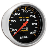Thumbnail for AutoMeter Gauge Speedometer 5in. 200MPH Mechanical Pro-Comp