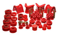 Thumbnail for Energy Suspension 73-79 Ford F-150 Pickup 4WD Red Hyper-flex Master Bushing Set