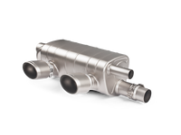 Thumbnail for Akrapovic 16-17 Porsche 911 Carrera S/4/4S/GTS (991.2) Slip-On Line (Titanium) w/ Titanium Tips