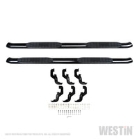 Thumbnail for Westin 2019 Chevrolet Silverado/Sierra 1500 Crew Cab Non LD PRO TRAXX 4 Oval Nerf Step Bars - Black