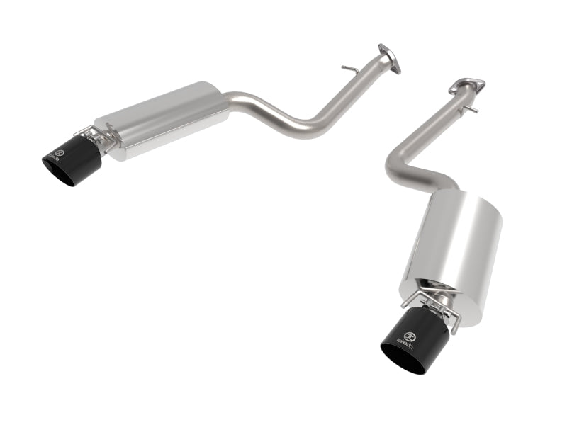 aFe Takeda 14-22 Lexus IS350 V6 2.5in. 304 Stainless Steel Axle-Back Exhaust System w/ Black Tip