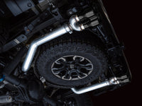 Thumbnail for AWE Tuning 22-23 GMC Sierra 1500 AT4X 6.2L 0FG Catback Split Dual (Flat Bumper) - Diamond Black Tips