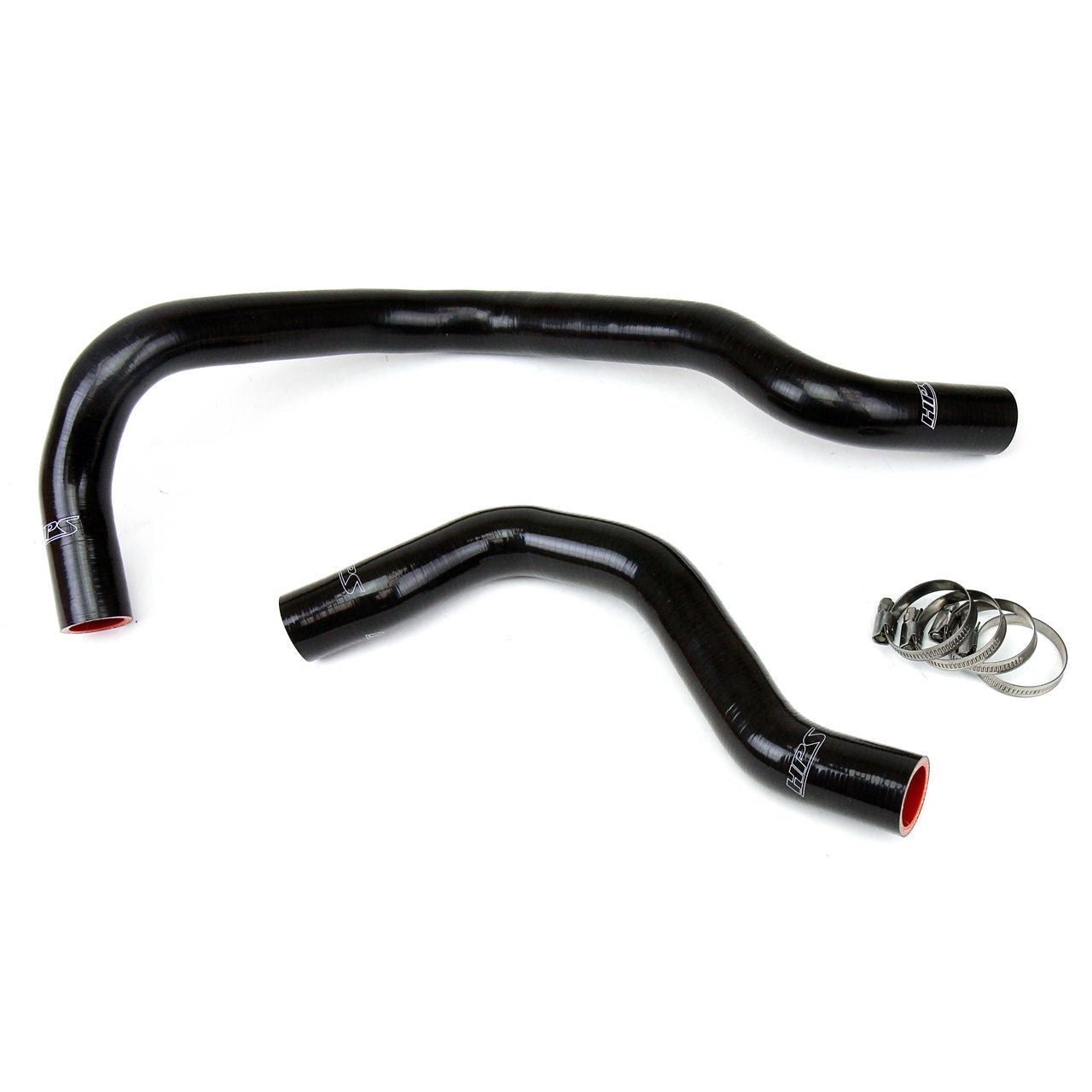 HPS Black Reinforced Silicone Radiator Hose Kit Coolant for Honda 88-91 Civic w/ B16