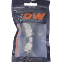 Thumbnail for DeatschWerks 8AN Female Swivel 45-Degree Hose End PTFE (Incl. 1 Olive Insert)