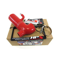 Thumbnail for HPS Red Reinforced Silicone Post MAF Air Intake Hose Kit - Retain Stock Sound Tube for Scion 13-16 FRS