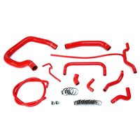 Thumbnail for HPS Reinforced Red Silicone Radiator + Heater Hose Kit Coolant for Ford 04-11 Ranger 4.0L V6