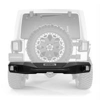 Thumbnail for Go Rhino 07-18 Jeep Wrangler JK/JKU Rockline Rear Stubby Bumper