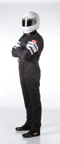 Thumbnail for RaceQuip Black SFI-5 Suit - Medium Tall