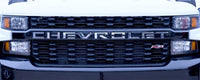 Thumbnail for Putco 19-20 Chevy Silverado LD - Grille Letters - Stainless Steel Chevrolet Letters