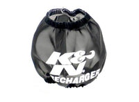 Thumbnail for K&N Universal Precharger Round Tapered Air Filter Wrap Black 3in Base ID x 2in Top ID x 3in H