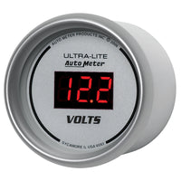 Thumbnail for Autometer Ultra-Lite 2-1/16in 8-18 Volts Digital Voltmeter