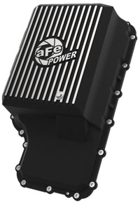 Thumbnail for aFe 20-21 Ford Truck w/ 10R140 Transmission Pan Black POWER Street Series w/ Machined Fins