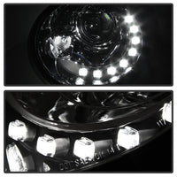 Thumbnail for Spyder Volkswagen Beetle 1998-2005 Projector Headlights DRL Chrome PRO-YD-VB98-DRL-C