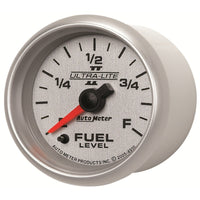 Thumbnail for Autometer Ultra-Lite II 2-1/16in 0-280 Ohm Programmable Fuel Level Gauge